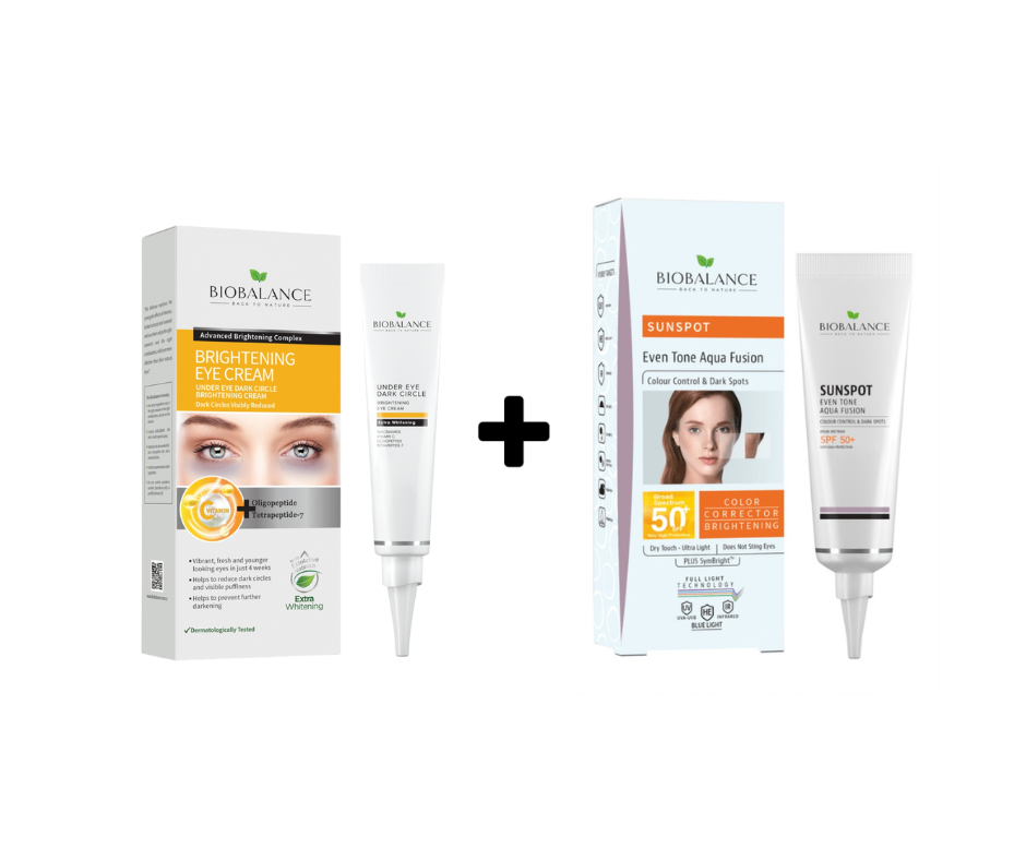 بيو بالنس صن سبوت ملون + بيوبالنس كريم العين